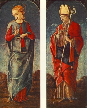  Mauricio Pintura - Virgen Anunciada Y San Mauricio Cosme Tura